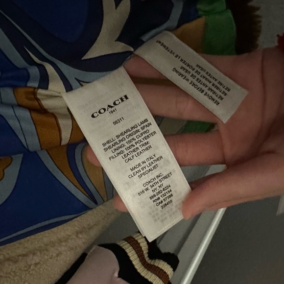 Vintage Coach Shearling Jacket - Picture 8 of 8